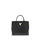 Michael Kors Black Calf Leather Bos Taurus Shoulder Bag